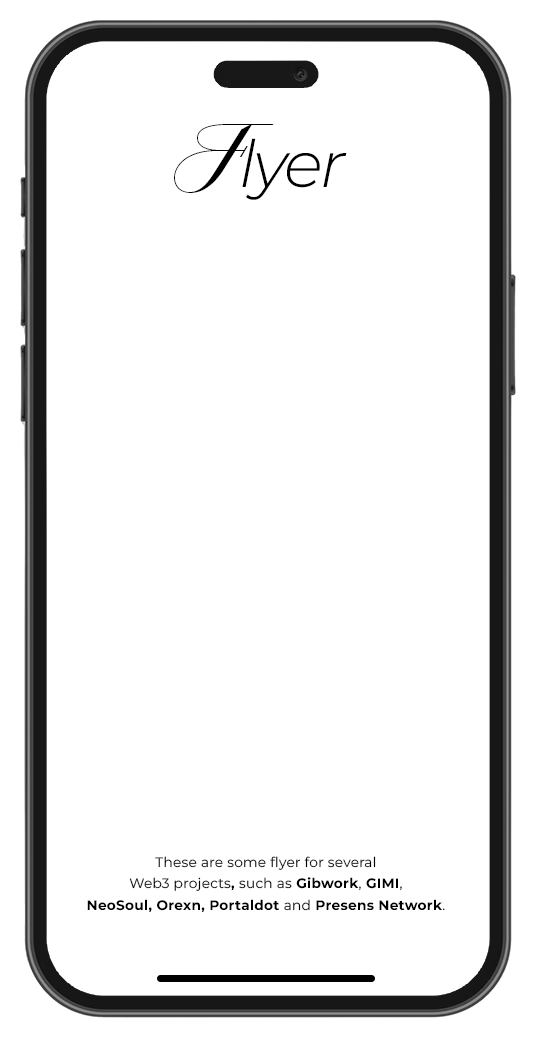 Flyer mockup iPhone